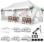 LuxusKollektion Faltpavillon Faltpavillon 3x6m Wasserdicht mit 6 Seitenw&auml;nden