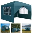 LuxusKollektion Faltpavillon Gartenpavillon 3x3m Gr&uuml;n Wasserdicht
