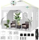 LuxusKollektion Faltpavillon Faltpavillon 3x3m wasserdicht wei&szlig;