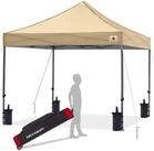 LuxusKollektion Faltpavillon Pavillon Wasserdicht Flatpavillon Popup Gartenzelt...