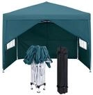 LuxusKollektion Faltpavillon Faltpavillon 3x3m Gr&uuml;n mit Fenstern