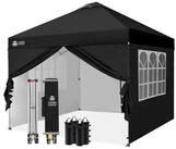 LuxusKollektion Faltpavillon Faltpavillon 3x3m wasserdicht schwarz