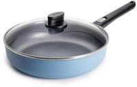 WOLL Bratpfanne MADE IN GERMANY - Ecolour, Hochrandpfanne &Oslash; 28 cm inkl. Deckel,