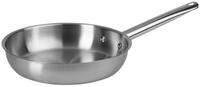 ONVAYA Bratpfanne Edelstahlpfanne, Wok, Bratpfanne, Induktion, Edelstahl