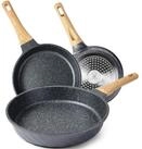 LuxusKollektion Pfannen-Set Antihaftbeschichtete Bratpfannen Set Induktion 20cm...