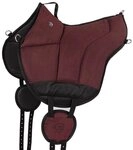 Equinate Wanderreitsattel Reitpad Toledo aus Mikrofaser rot