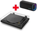 Sony PS-LX5BT Plattenspieler + Field 5 Bluetooth-Lautsprecher Plattenspieler