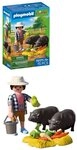 Playmobil&reg; Landwirt mit H&auml;ngebauchschwein (72171), Country...