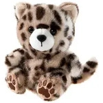 Heunec&reg; Kuscheltier Kuscheltier Leopard Leo braun/beige 13 cm Antistress-Tier