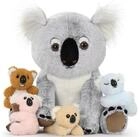 LuxusKollektion Kuscheltier Pl&uuml;schtier Koala XXL 45cm 3 Baby Geschenk Kinder