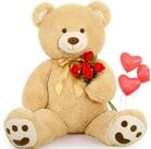 LuxusKollektion Kuscheltier Teddyb&auml;r 120cm XXL Kuscheltier Geschenk M&auml;dchen Frauen