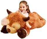 LuxusKollektion Kuscheltier Pl&uuml;schtier Hochlandkuh 85 cm kuschelig weich (1-St)