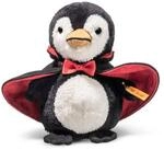 Steiff Kuscheltier Steiff Pinguin Nibble der Vampir 15 cm schwarz/wei&szlig;/rot...