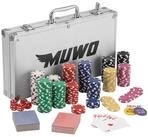 MUWO Spielesammlung MUWO "All In" Pokerkoffer-Set mit 300/500 Chips