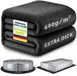 tillvex Bodenschutzplane tillvex&reg; Premium Pool Unterlage Geotextil 400g/m2,