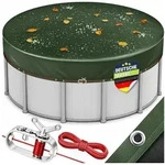 tillvex Pool-Abdeckplane tillvex&reg; Premium Poolabdeckung rund mit Montageset,...