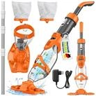 tillvex Poolbodensauger Poolsauger mit Akku & Teleskopstange + Ersatzfilter bis...