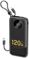 Dudao Akkupack Ladekabel Powerbank 10000 mAh (1 St), Eingebaute Kabel,...