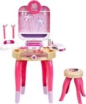 Klein Schminktisch Barbie Sch&ouml;nheitsstudio, Happy Vibes, mit Hocker,...