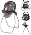 Bayer Puppen Autositz 4in1 Puppen-Autositz mit Wippe, rosa, Puppenhochstuhl,...