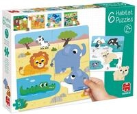 Jumbo Spiele Puzzle GOULA - 6 Lebensr&auml;ume Puzzle, Puzzleteile