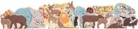 Small Foot Konturenpuzzle Buchstabenpuzzle Tiere, 26 Puzzleteile