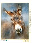 CALVENDO Puzzle CALVENDO Puzzle A donkey, a charming gaze, and a quiet moment on