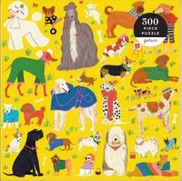 Chronicle Books Puzzle Modisch gekleidete Hunde, Puzzleteile