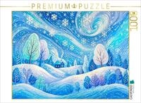 CALVENDO Puzzle CALVENDO Puzzle Puzzle game: Snowstorm landscape with a house...