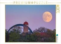 CALVENDO Puzzle CALVENDO Puzzle Full Moon Over the Mountain Zoo, 1000 pieces,