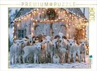 CALVENDO Puzzle CALVENDO Puzzle Christmas Magic on the Farm, 1000 pieces,...