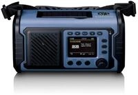 Lenco PDR-255BU Notfallradio (Notfunk, 3 W, ASA-Notfallalarm, DAB+, FM-Radio,