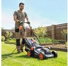 Outsunny Elektrorasenm&auml;her Sichelm&auml;her mit 3-fache H&ouml;henverstellbar abnehmbar