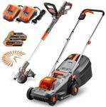 FUXTEC Akkurasenm&auml;her FX-E1RM20ECO/RT20-SL, 30 cm Schnittbreite, 20V...