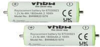 vhbw Akku passend f&uuml;r Braun 5716 TriControl 4747, 5720 Flex XP 5612, 5720 Akku...