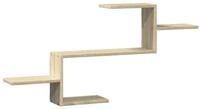 vidaXL Wandregal NA Wandregal Sonoma Eiche 104x15x49 cm Spanplatte platzsparend...