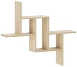 vidaXL Wandregal 87 x 17 x 75 cm Wandregal Sonoma-Eiche 87x17x75 cm Spanplatte