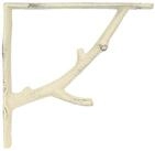 vidaXL Wandregal 10 x 10 x 3 cm Wandregalhalterungen 12 stk Antik Wei&szlig; 10x10x3...