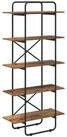 vidaXL B&uuml;cherregal 60 x 35 x 1755 cm B&uuml;cherregal 5 Ebenen 60x35x175,5 cm PB