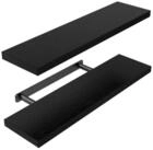 LuxusKollektion Wandregal Wandregal Schweberegal Regalbrett 60cm 2er Set 20kg...