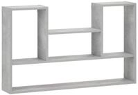 vidaXL Wandregal 100 x 17 x 60 cm Wandregal Betongrau 100x17x60 cm Spanplatte