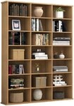 VCM Standregal Megosa M B. 105 x T. 19 x H. 136 cm, CD DVD Medienregal,...