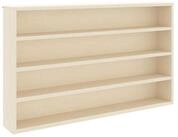 vidaXL Regal Wanddisplay-Case Wandhalterung Beige 60 x 8,5 x 37 cm, 1-tlg.