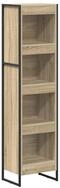 vidaXL B&uuml;cherregal 40 x 30 x 155 cm B&uuml;cherregal Sonoma 80x30x155 cm Spanplatte
