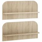 vidaXL Wandregal 805 x 135 x 375 cm Wandregal 2 stk Sonoma-Eiche 80,5x13,5x37,5...
