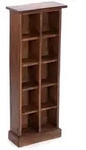 DESIGN DELIGHTS Regal RUSTIKALES CD & B&Uuml;CHERREGAL NATURE, 94x36cm(HxB)...