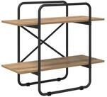 vidaXL B&uuml;cherregal 80 x 35 x 70 cm B&uuml;cherregal 2 Ebenen 80x35x70 cm PB