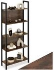 tectake B&uuml;cherregal Standregal, inklusive Kippschutz, 62 x 24 x 165,5 cm,...