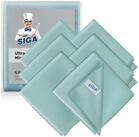 Ultrafeine Mikrofaser Reinigungst&uuml;cher 6er Set 35x40cm Streifenfreie...
