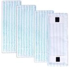 LuxusKollektion Wischmopp 4er Set Mikrofaser Wischbez&uuml;ge f&uuml;r Leifheit Clean...